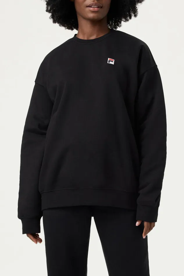 Sweatshirts and Hoodies Men Fila Classic Relaxed Sweatshirt 001 Black Sweatshirts and Hoodies Men Fila Classic Relaxed Sweatshirt 001 Black