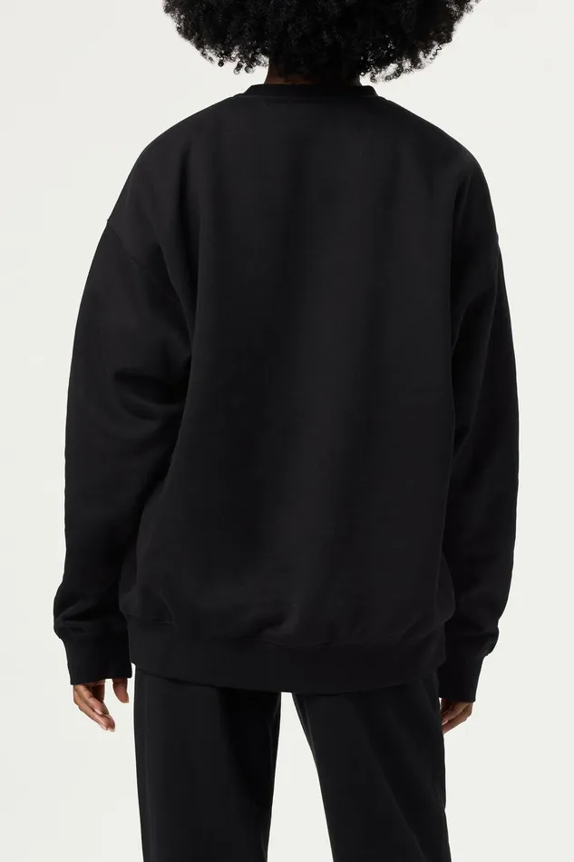 Sweatshirts and Hoodies Men Fila Classic Relaxed Sweatshirt 001 Black Sweatshirts and Hoodies Men Fila Classic Relaxed Sweatshirt 001 Black