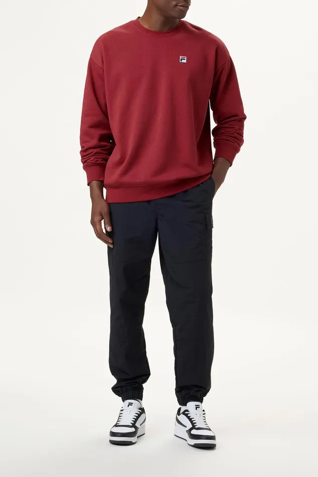 Sweatshirts and Hoodies Men Fila Classic Relaxed Sweatshirt 601 Tibetan Red Sweatshirts and Hoodies Men Fila Classic Relaxed Sweatshirt 601 Tibetan Red