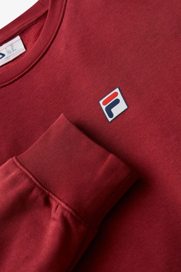 Sweatshirts and Hoodies Men Fila Classic Relaxed Sweatshirt 601 Tibetan Red Sweatshirts and Hoodies Men Fila Classic Relaxed Sweatshirt 601 Tibetan Red