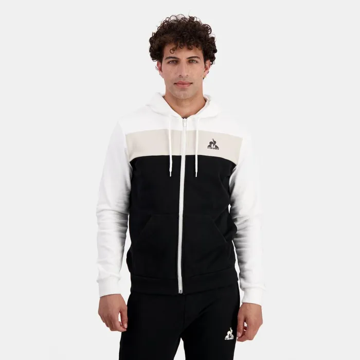 Sweatshirts Men Le Coq Sportif Contemporain Sweat Zipp Capuche Homme