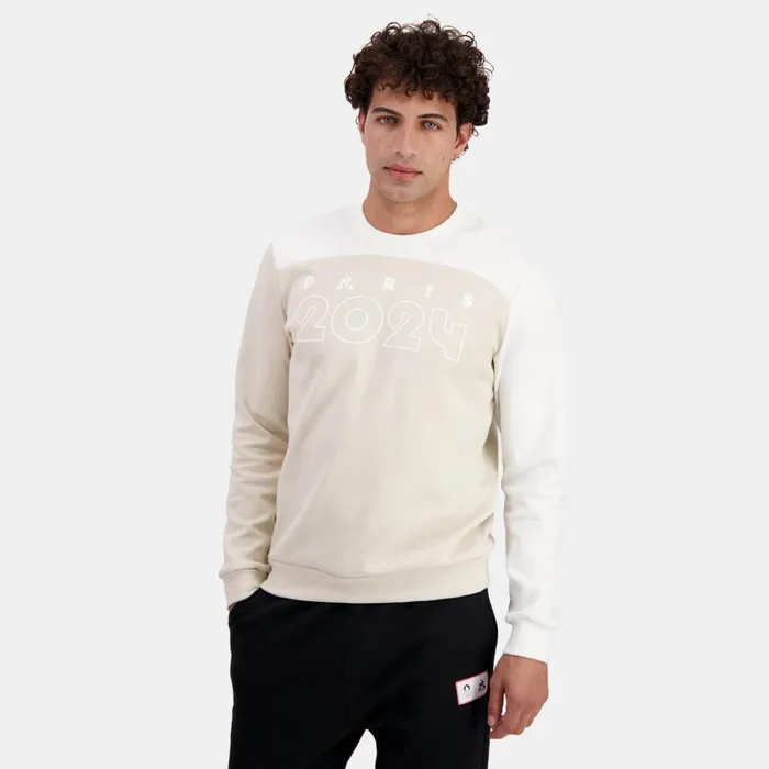 Sweatshirts Men Le Coq Sportif Paris 2024 RoundNeck Sweatshirtshirt