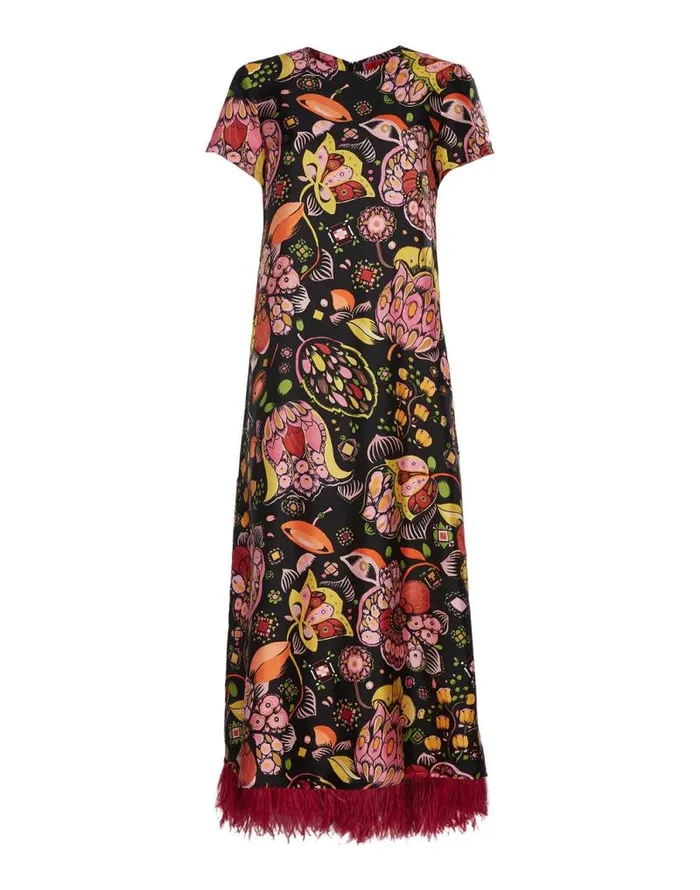 Swing Dress With Feathers Eden Women La Double J Dresses Swing Dress With Feathers Eden Women La Double J Dresses