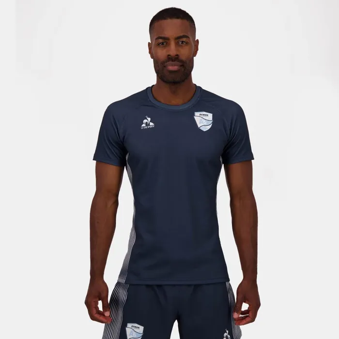 Tshirts And Tops Men Le Coq Sportif Aviron Bayonnais 8211 Training Outfit TShirt