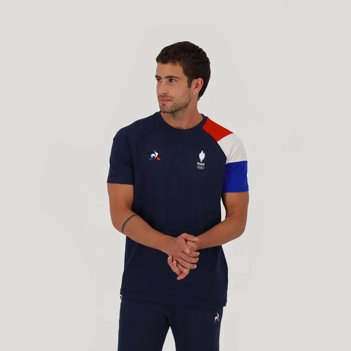 Tshirts And Tops Men Le Coq Sportif France039s Olympic Team TShirt Dress Blues
