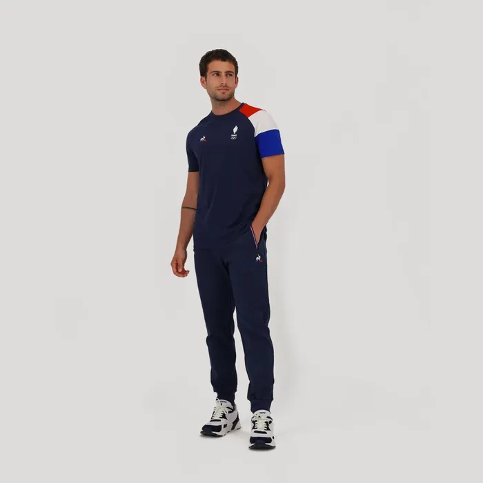 Tshirts And Tops Men Le Coq Sportif France039s Olympic Team TShirt Dress Blues Tshirts And Tops Men Le Coq Sportif France039s Olympic Team TShirt Dress Blues