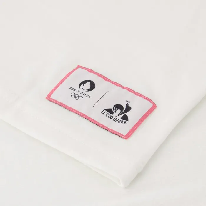Tshirts And Tops Men Le Coq Sportif Paris 2024 TShirt Marshmallow