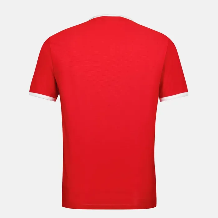 Tshirts And Tops Men Le Coq Sportif Tennis TShirt Pur Rougenew Optical White Tshirts And Tops Men Le Coq Sportif Tennis TShirt Pur Rougenew Optical White