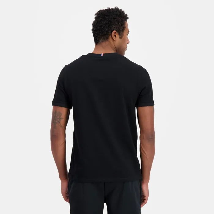 Tshirts And Tops Men Le Coq Sportif Ton Sur Ton TShirt Black Tshirts And Tops Men Le Coq Sportif Ton Sur Ton TShirt Black