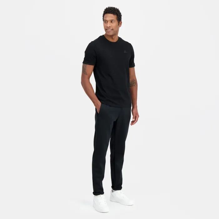 Tshirts And Tops Men Le Coq Sportif Ton Sur Ton TShirt Black Tshirts And Tops Men Le Coq Sportif Ton Sur Ton TShirt Black