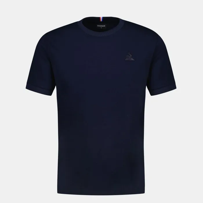Tshirts And Tops Men Le Coq Sportif Ton Sur Ton TShirt Dark Velvet Tshirts And Tops Men Le Coq Sportif Ton Sur Ton TShirt Dark Velvet