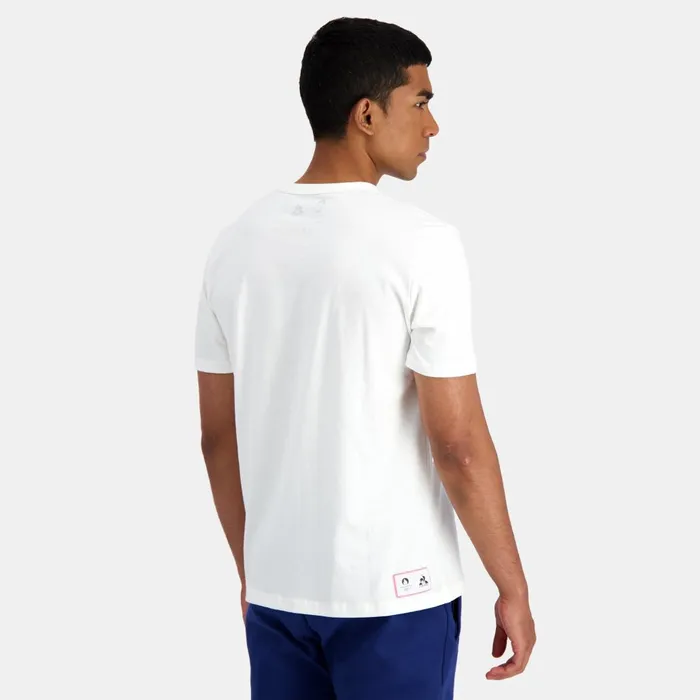 Tshirts And Tops MenWomen Le Coq Sportif Paris 2024 TShirt Marshmallow