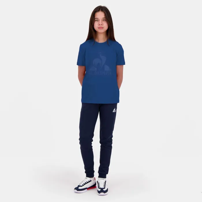 Tshirts Kids Le Coq Sportif Essentiels Tshirt Enfant Bleu Perf