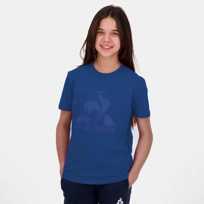 Tshirts Kids Le Coq Sportif Essentiels Tshirt Enfant Bleu Perf
