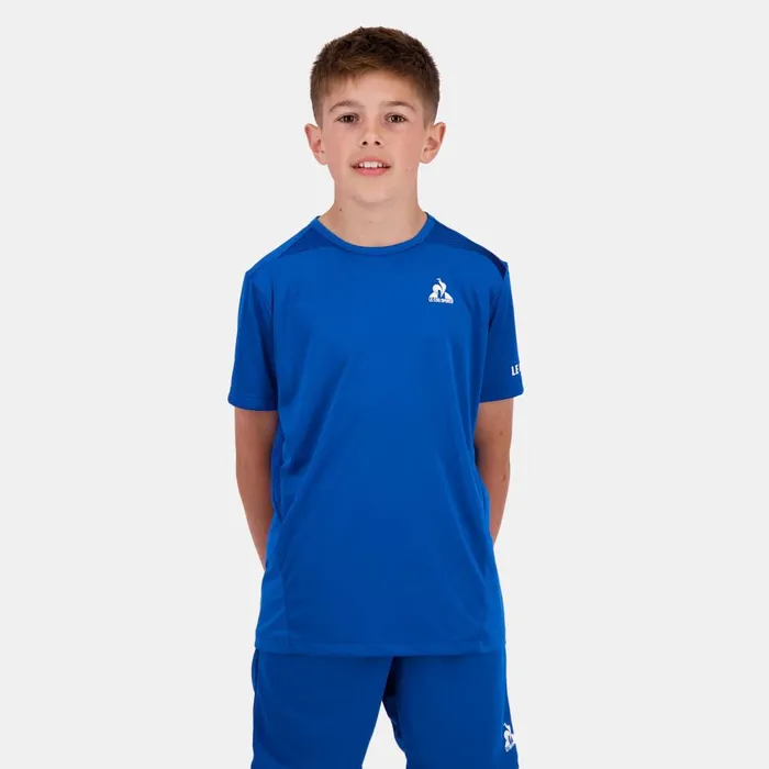 Tshirts Kids Le Coq Sportif Performance Tennis TShirt Kids Lapis Blue