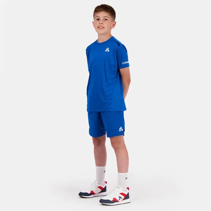 Tshirts Kids Le Coq Sportif Performance Tennis TShirt Kids Lapis Blue