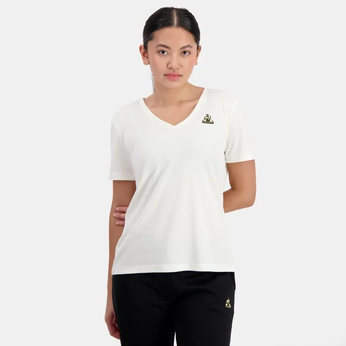 Tshirts Polos Shirts And Tops Women Le Coq Sportif Coq D039Or TShirt Marshmallow