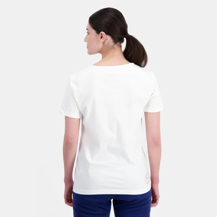 Tshirts Polos Shirts And Tops Women Le Coq Sportif Paris 2024 TShirt Marshmallow Tshirts Polos Shirts And Tops Women Le Coq Sportif Paris 2024 TShirt Marshmallow