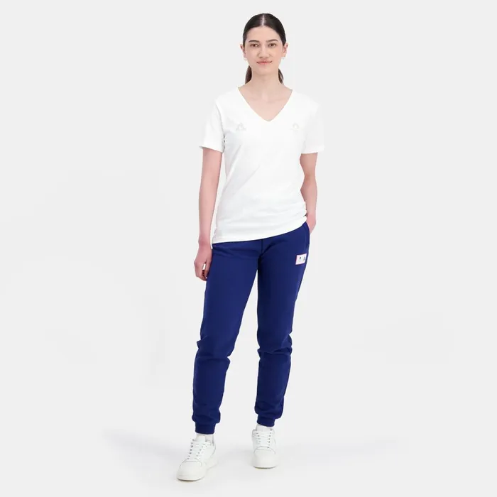Tshirts Polos Shirts And Tops Women Le Coq Sportif Paris 2024 TShirt Marshmallow Tshirts Polos Shirts And Tops Women Le Coq Sportif Paris 2024 TShirt Marshmallow