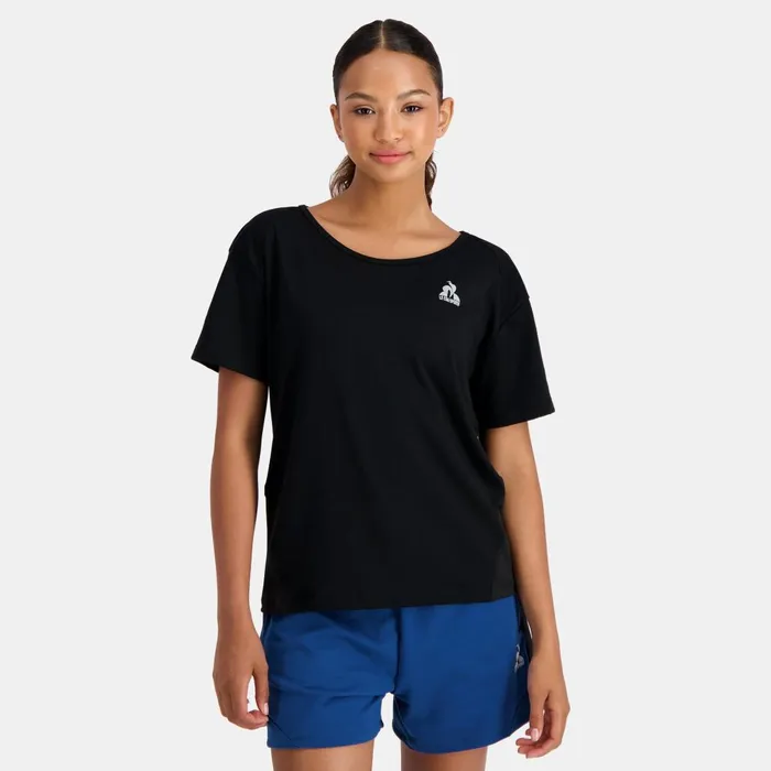 Tshirts Polos Shirts And Tops Women Le Coq Sportif Training Performance TShirt Black Tshirts Polos Shirts And Tops Women Le Coq Sportif Training Performance TShirt Black
