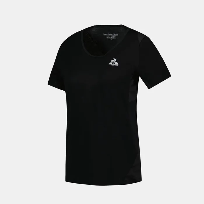 Tshirts Polos Shirts And Tops Women Le Coq Sportif Training Performance TShirt Black