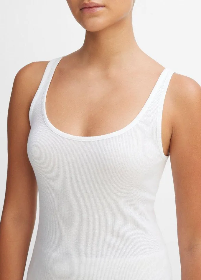 TShirts Women Vince Scoop Neck Tank White TShirts Women Vince Scoop Neck Tank White