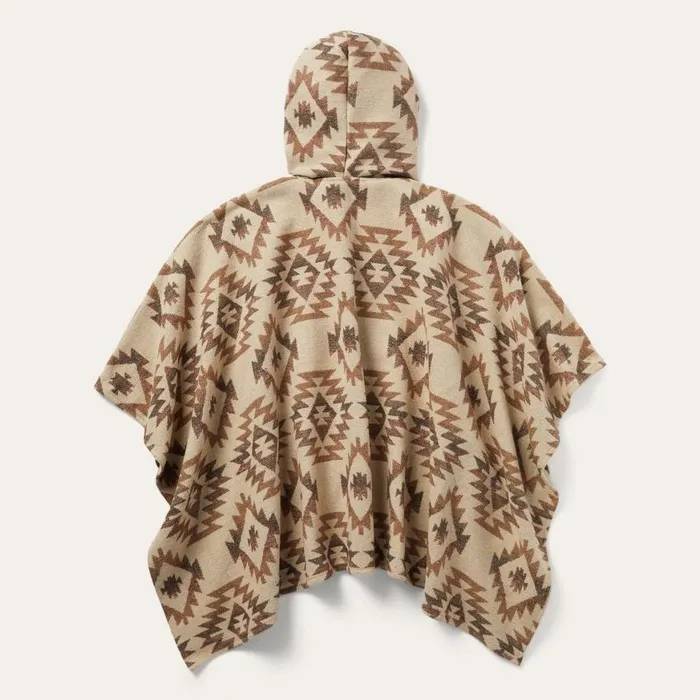 Tan Aztec Poncho Brown Women Stetson Jackets