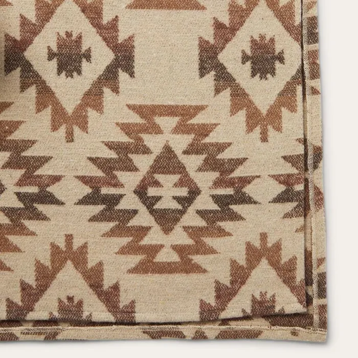 Tan Aztec Poncho Brown Women Stetson Jackets