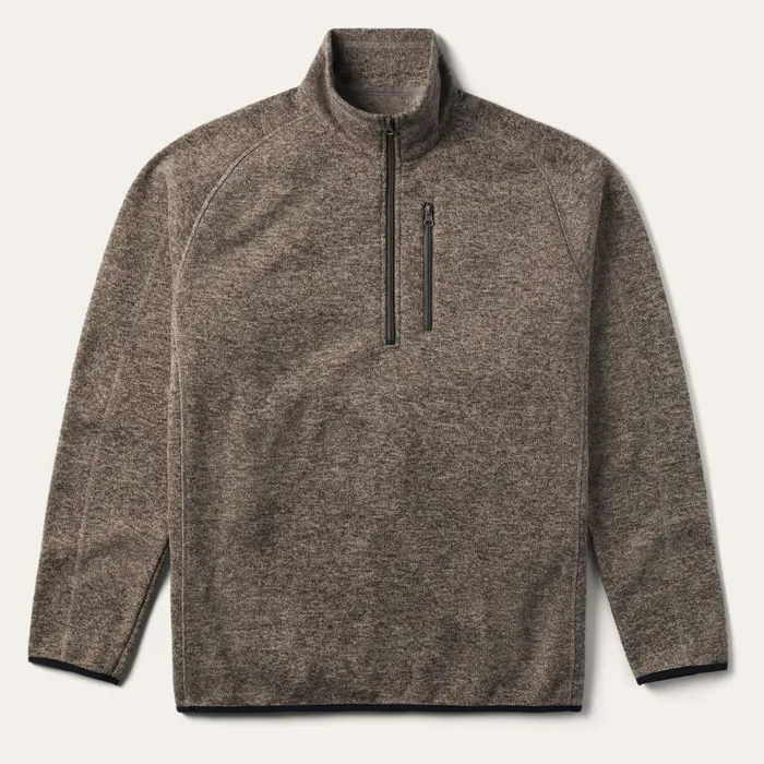 Tan Bonded Knit Sweater Tan Men Stetson Sweaters and Hoodies