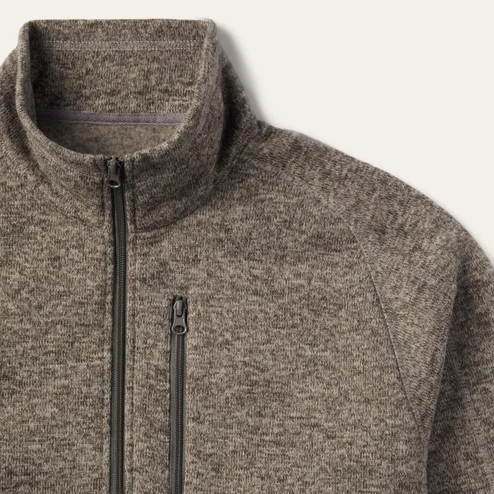 Tan Bonded Knit Sweater Tan Men Stetson Sweaters and Hoodies