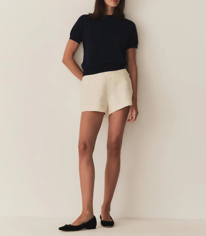 Tees Women DEN Colombe Knit Top Deep Navy Tees Women DEN Colombe Knit Top Deep Navy