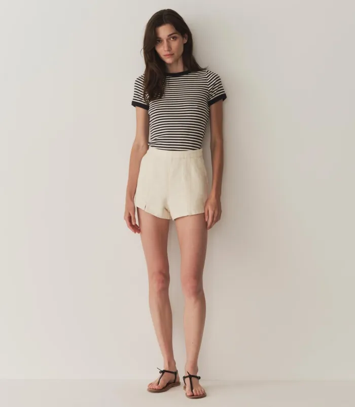 Tees Women DEN Vivi Tee Nantucket Stripe Tees Women DEN Vivi Tee Nantucket Stripe