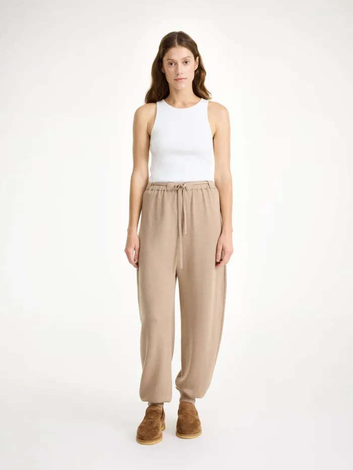 Tevana HighWaist Trousers Nomad Women By Malene Birger Knitwear