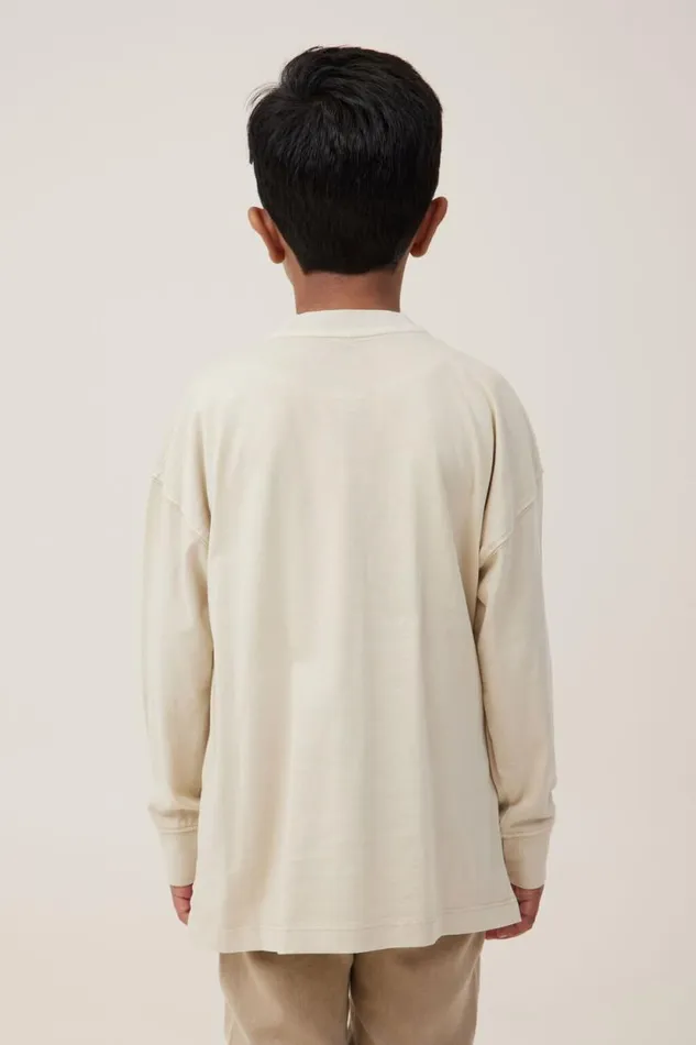 The Essential Long Sleeve Tee Rainy Day Wash Boys Cotton On Tops and TShirts The Essential Long Sleeve Tee Rainy Day Wash Boys Cotton On Tops and TShirts
