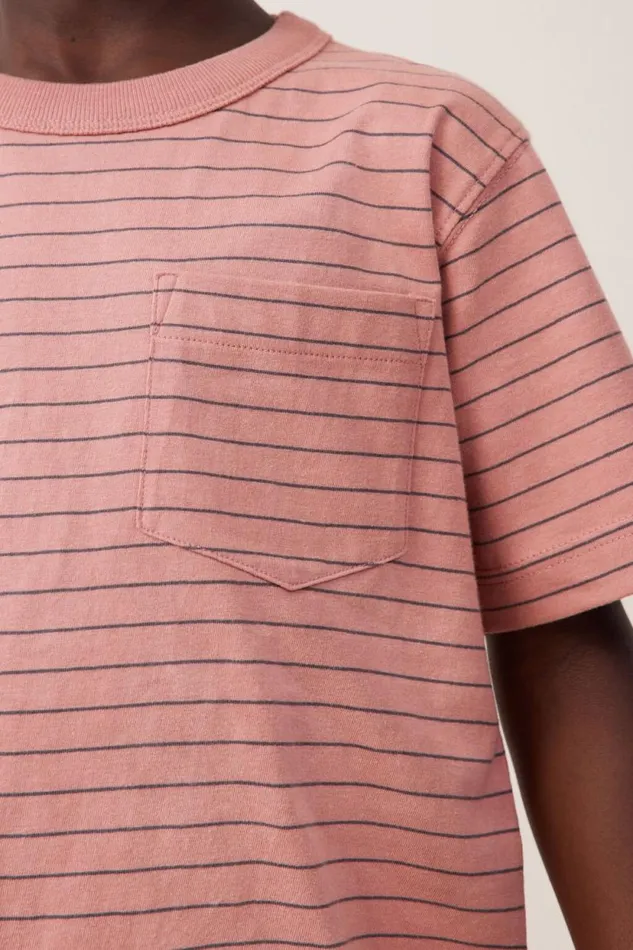 The Essential Short Sleeve Tee Clay Pigeonrabbit Grey Stripe Boys Cotton On Tops and TShirts The Essential Short Sleeve Tee Clay Pigeonrabbit Grey Stripe Boys Cotton On Tops and TShirts