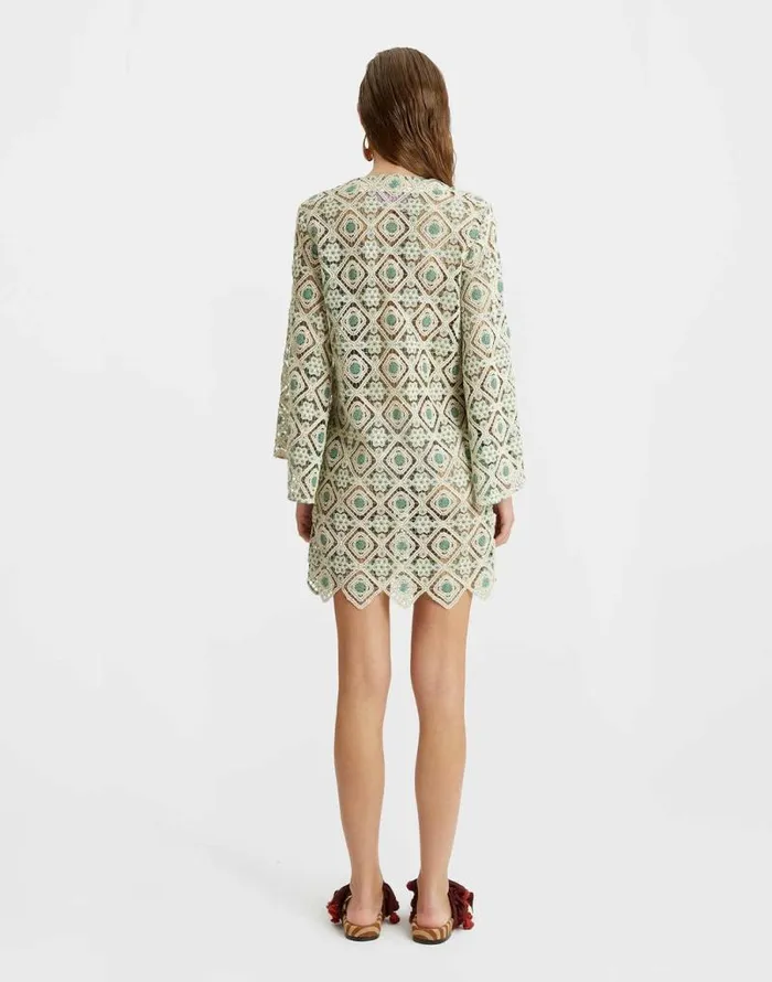 The Kaftan Mini Agua Cream Women La Double J Dresses The Kaftan Mini Agua Cream Women La Double J Dresses