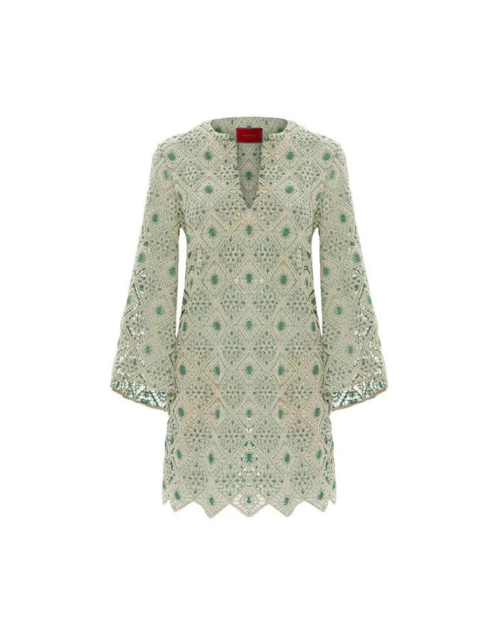 The Kaftan Mini Agua Cream Women La Double J Dresses The Kaftan Mini Agua Cream Women La Double J Dresses