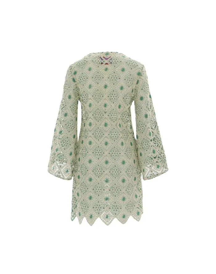 The Kaftan Mini Agua Cream Women La Double J Dresses The Kaftan Mini Agua Cream Women La Double J Dresses