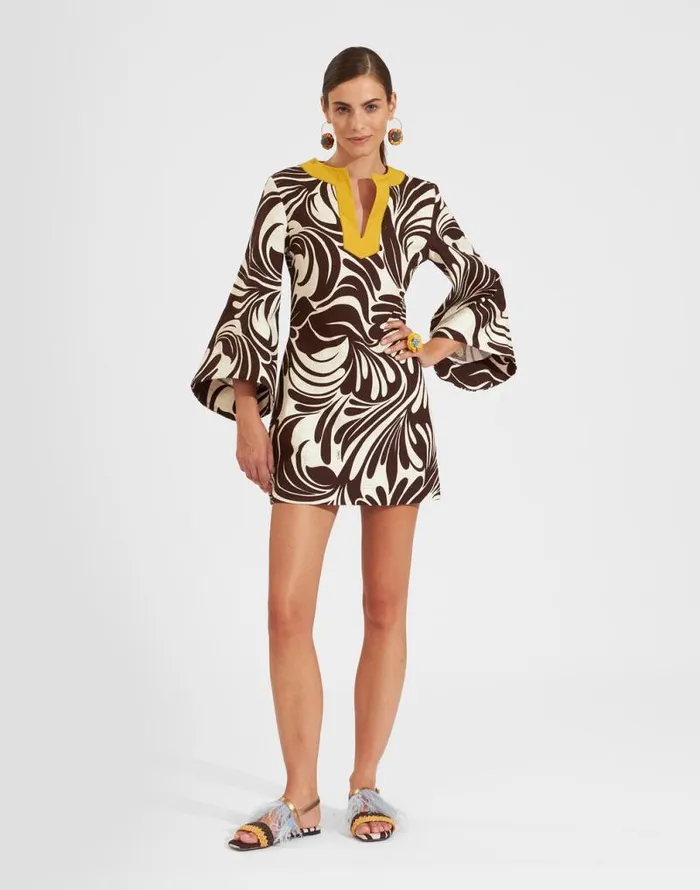 The Kaftan Mini Watermarble Women La Double J Dresses