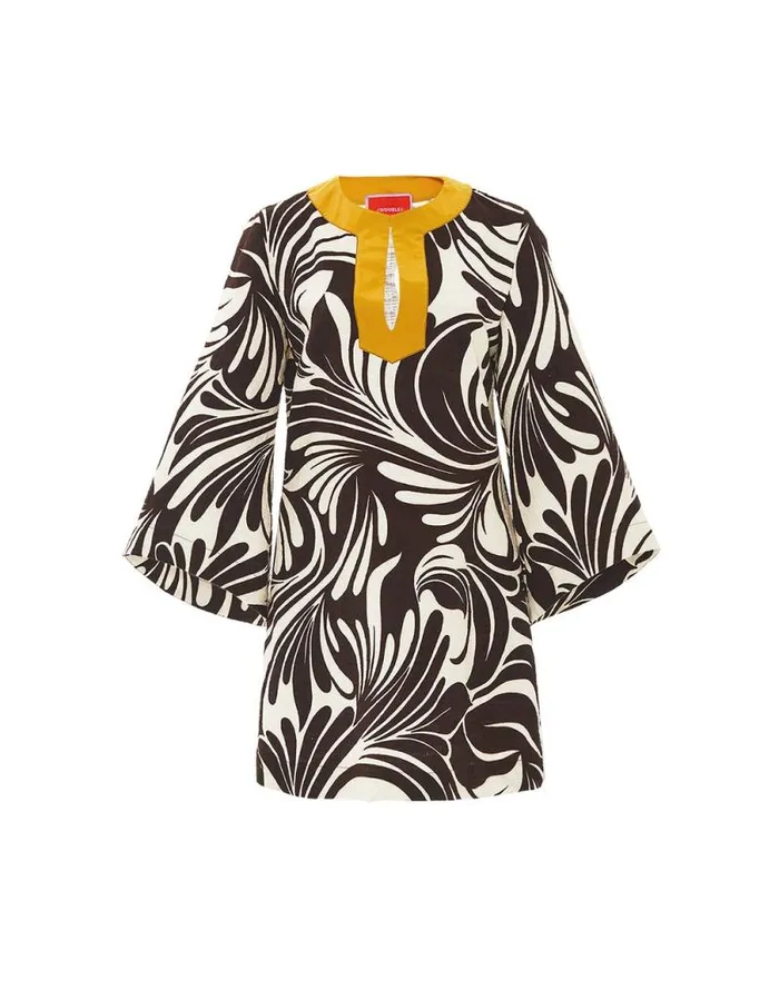 The Kaftan Mini Watermarble Women La Double J Dresses The Kaftan Mini Watermarble Women La Double J Dresses