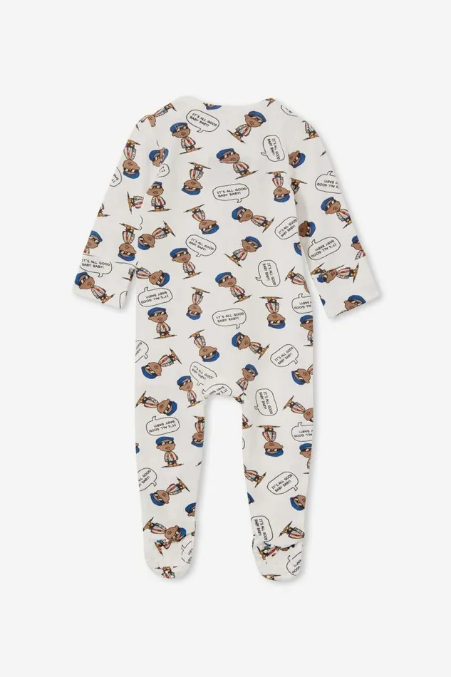 The Long Sleeve Zip Romper UsaLcn Lcn Mt Vanillababy Biggie All Good Baby Cotton On Rompers and Bubbysuits The Long Sleeve Zip Romper UsaLcn Lcn Mt Vanillababy Biggie All Good Baby Cotton On Rompers and Bubbysuits