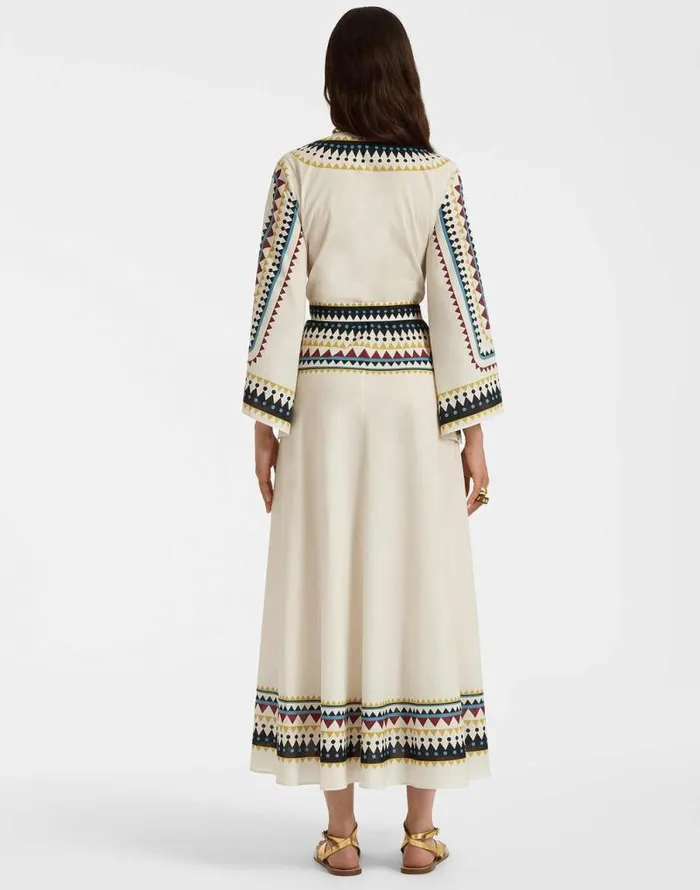 The Wrap Dress Doric Place Cream Women La Double J Dresses The Wrap Dress Doric Place Cream Women La Double J Dresses