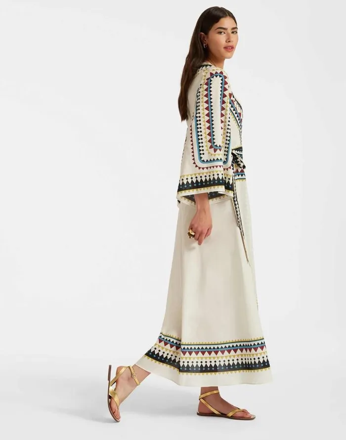 The Wrap Dress Doric Place Cream Women La Double J Dresses The Wrap Dress Doric Place Cream Women La Double J Dresses