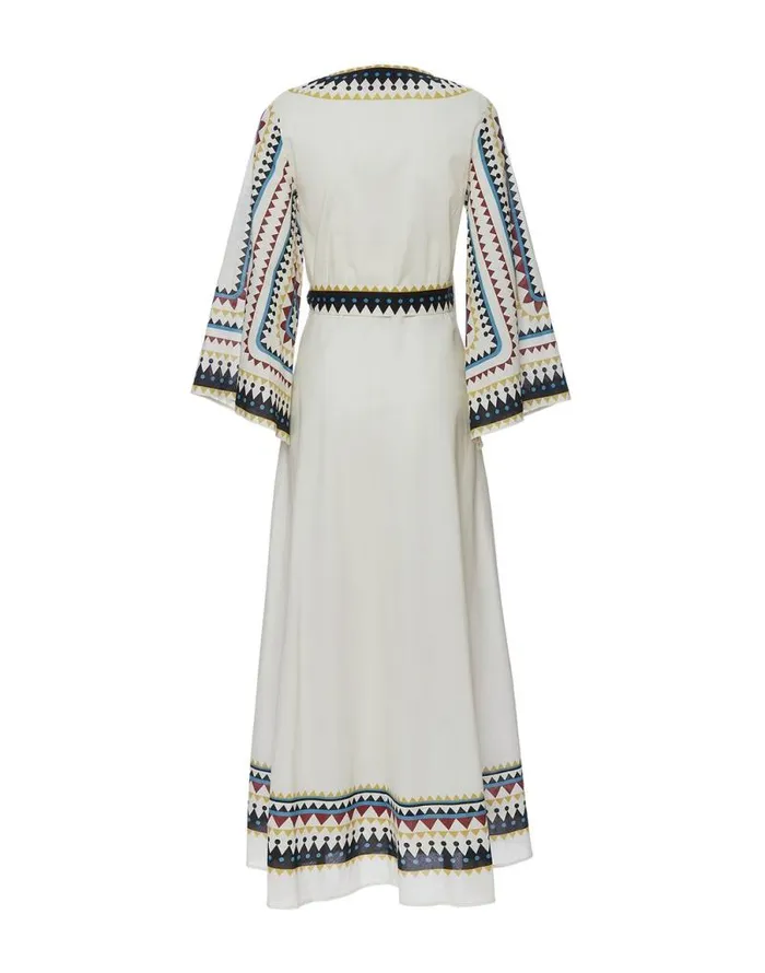 The Wrap Dress Doric Place Cream Women La Double J Dresses The Wrap Dress Doric Place Cream Women La Double J Dresses