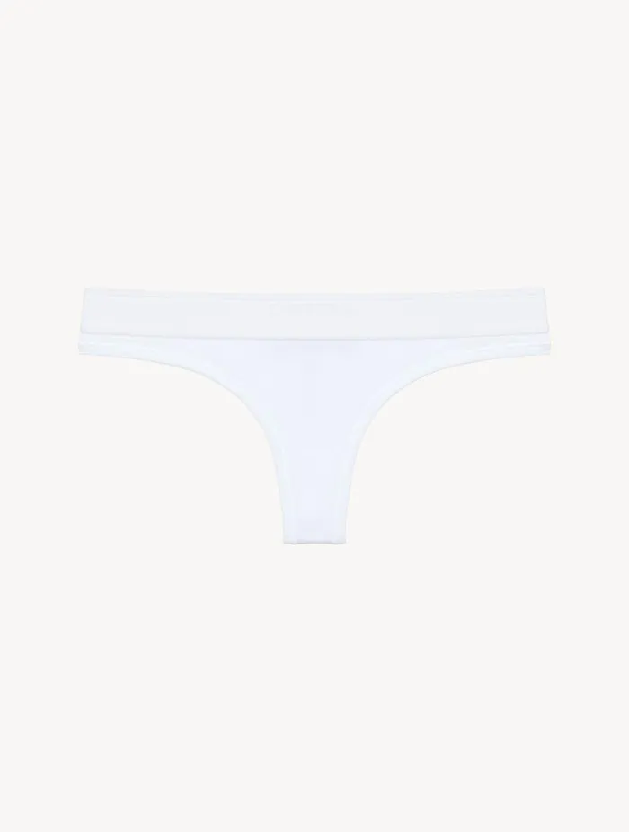 Thong In White 8211 Online Exclusive Lingerie La Perla G String and Thong
