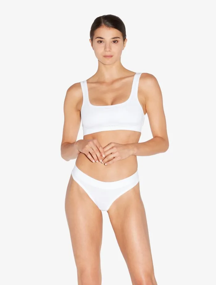 Thong In White 8211 Online Exclusive Lingerie La Perla G String and Thong