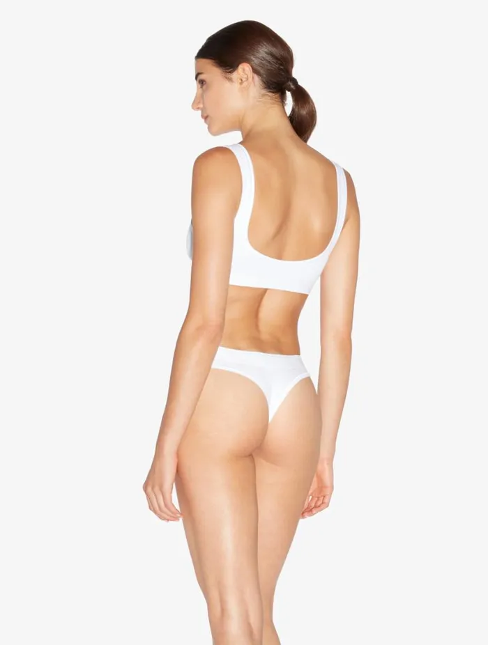 Thong In White 8211 Online Exclusive Lingerie La Perla G String and Thong
