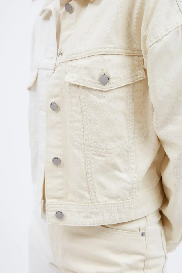 Tilly Denim Jacket 8211 Two Tone White Two Tone White Women Dr Denim Outerwear