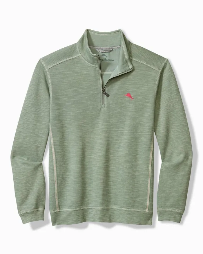 Tommy Bahama Big and Tall Tobago Bay HalfZip Sweatshirt Tropical Fern Big and Tall Sweatshirts and Sweaters Tommy Bahama Big and Tall Tobago Bay HalfZip Sweatshirt Tropical Fern Big and Tall Sweatshirts and Sweaters