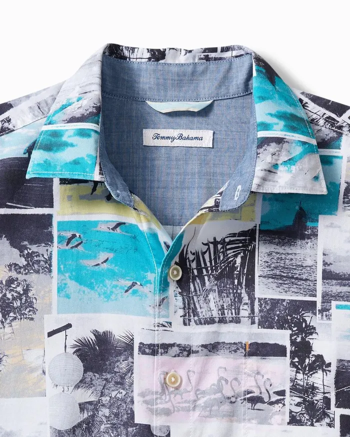Tommy Bahama Big and Tall Tortola Snapshots ShortSleeve Shirt Tropical Teal Big and Tall Shirts Tommy Bahama Big and Tall Tortola Snapshots ShortSleeve Shirt Tropical Teal Big and Tall Shirts